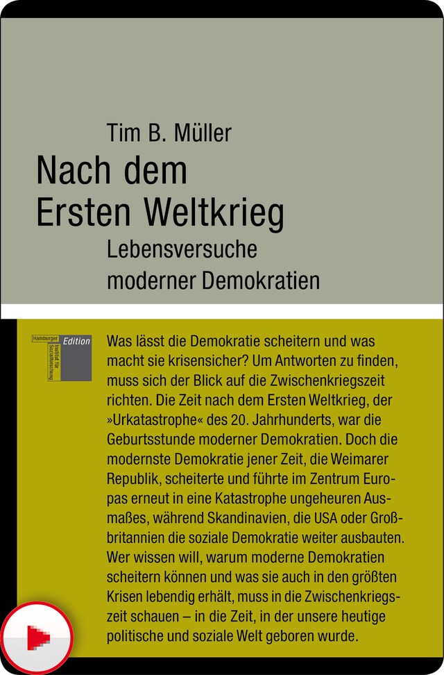 Couverture de livre pour Nach dem Ersten Weltkrieg