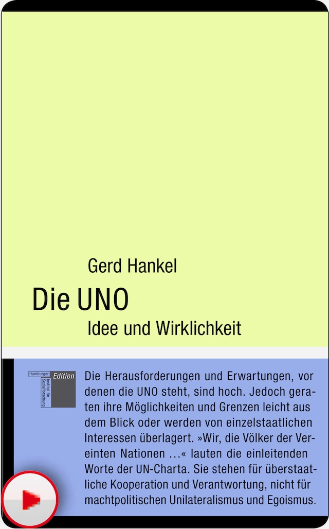 Kirjankansi teokselle Die UNO