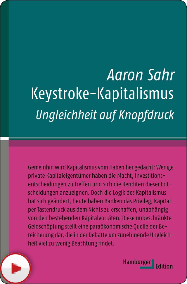 Buchcover für Keystroke-Kapitalismus