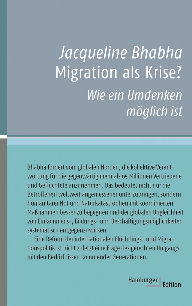 Boekomslag van Migration als Krise?