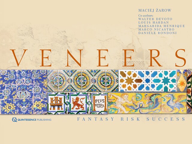 Copertina del libro per Veneers