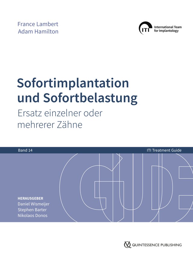 Book cover for Sofortimplantation und Sofortbelastung