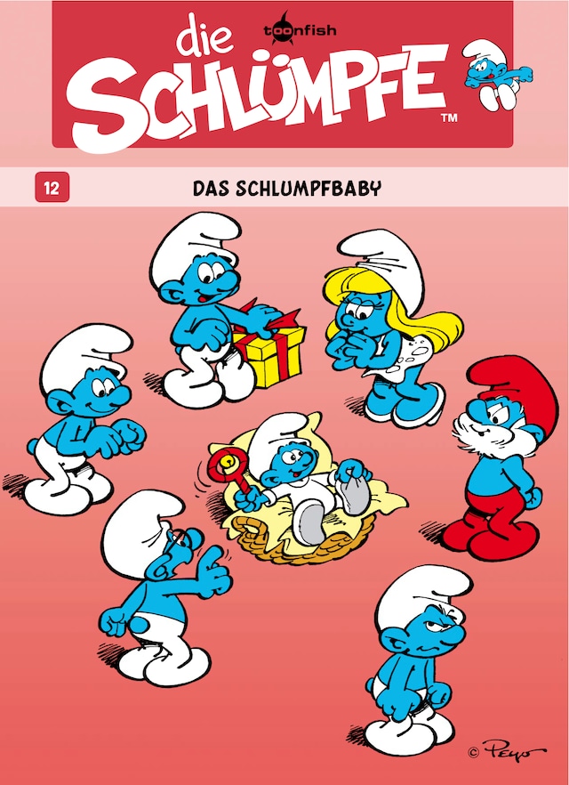 Book cover for Die Schlümpfe 12. Das Schlumpfbaby