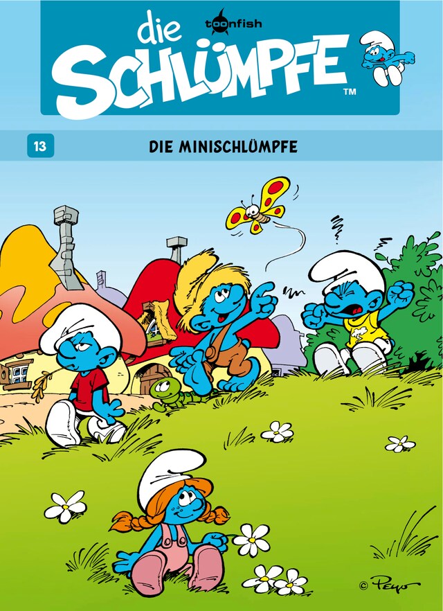 Copertina del libro per Die Schlümpfe 13. Die minischlümpfe