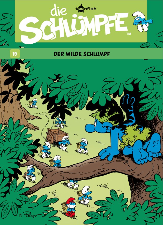 Couverture de livre pour Die Schlümpfe 19. Der wilde Schlumpf
