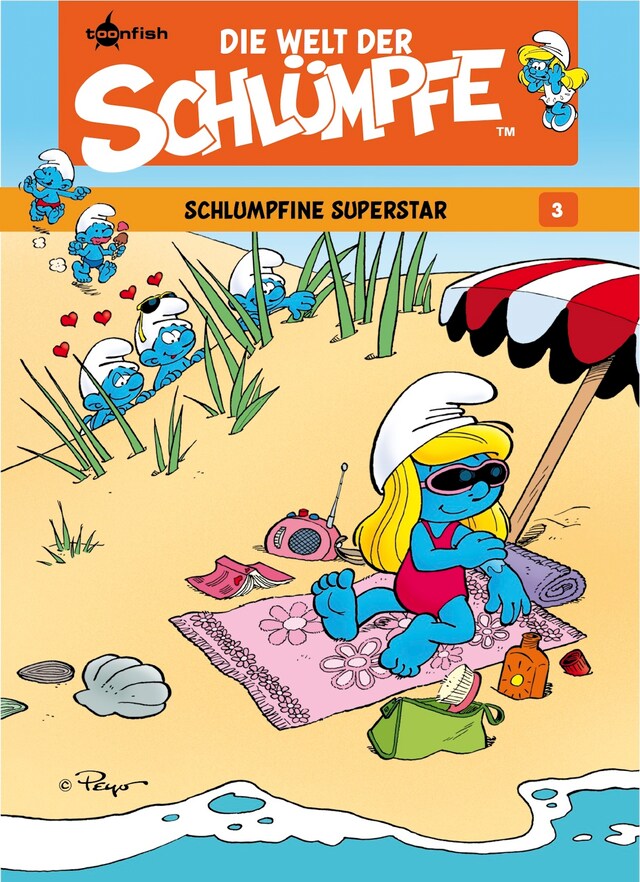 Book cover for Die Welt der Schlümpfe 3. Schlumpfine Superstar