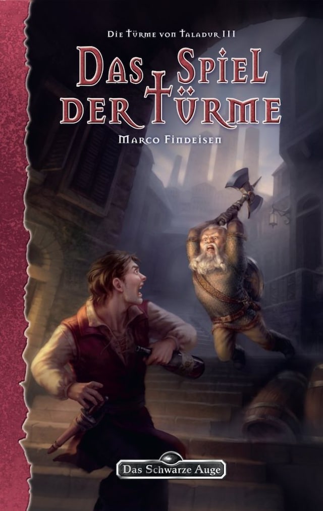 Book cover for DSA 140: Die Türme von Taladur 3 - Das Spiel der Türme