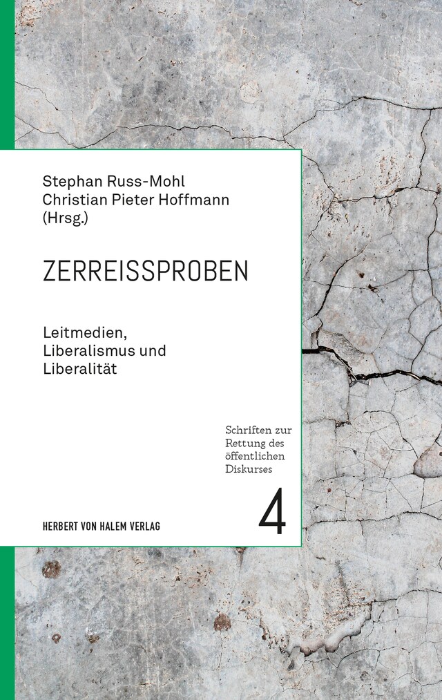 Buchcover für Zerreißproben