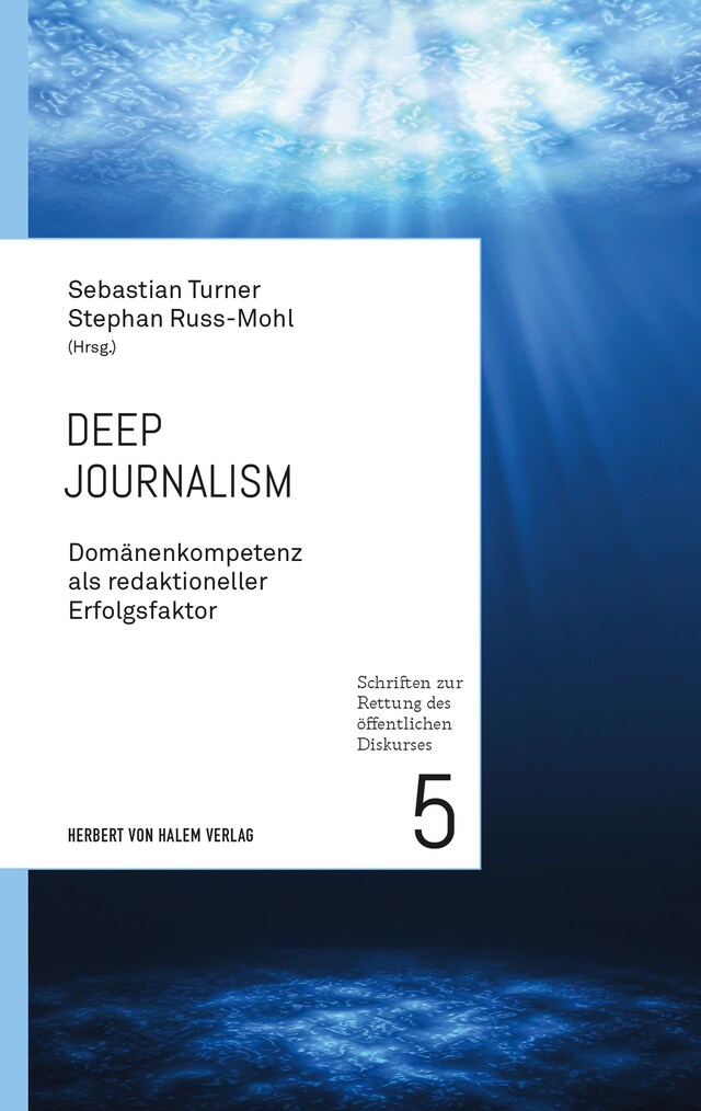 Book cover for Deep Journalism