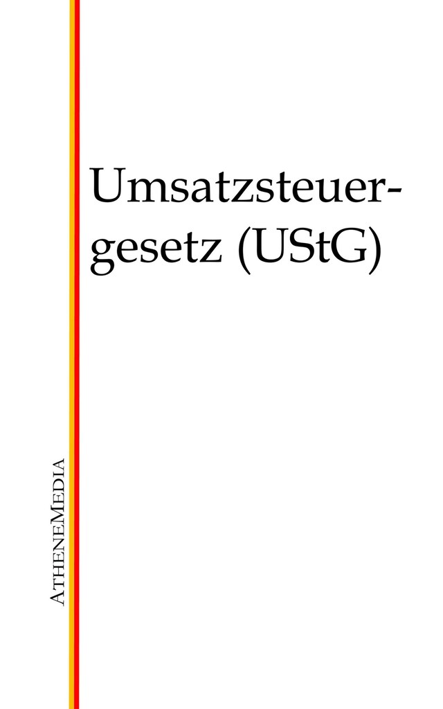 Buchcover für Umsatzsteuergesetz (UStG)