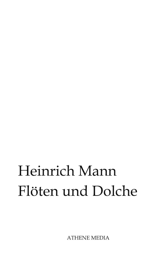 Book cover for Flöten und Dolche