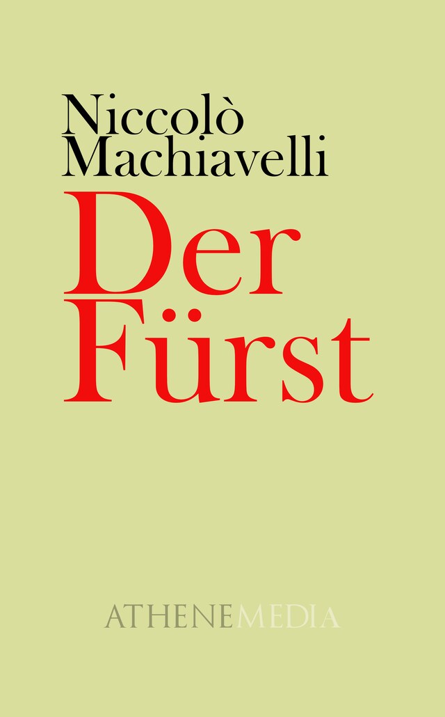 Buchcover für Der Fürst