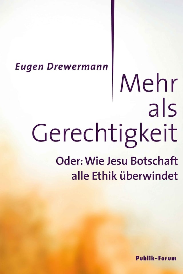 Book cover for Mehr als Gerechtigkeit