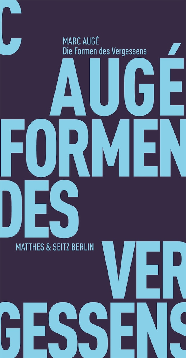 Book cover for Die Formen des Vergessens