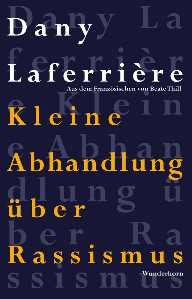 Book cover for Kleine Abhandlung über Rassismus