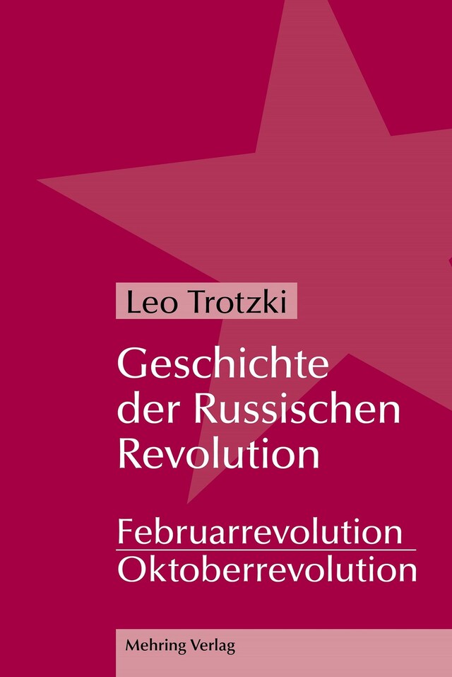 Buchcover für Geschichte der Russischen Revolution