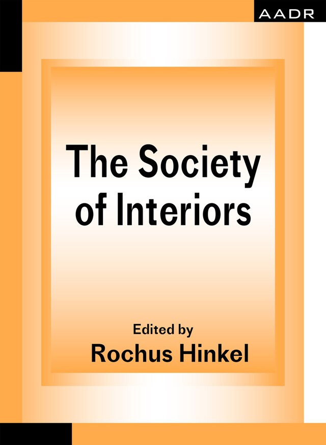 Kirjankansi teokselle The Society of Interiors