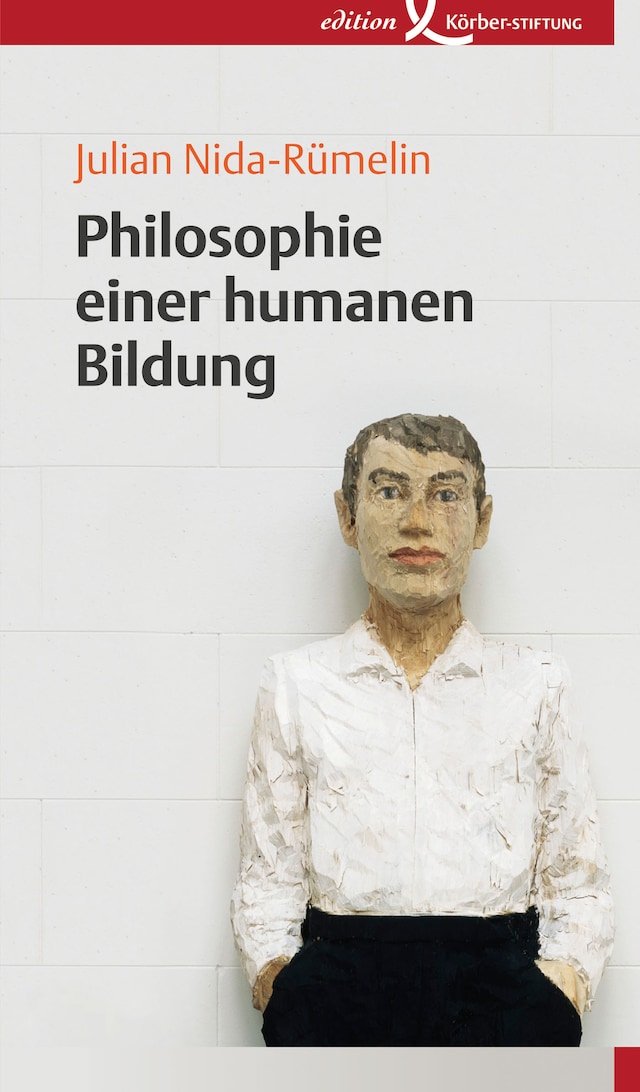 Book cover for Philosophie einer humanen Bildung