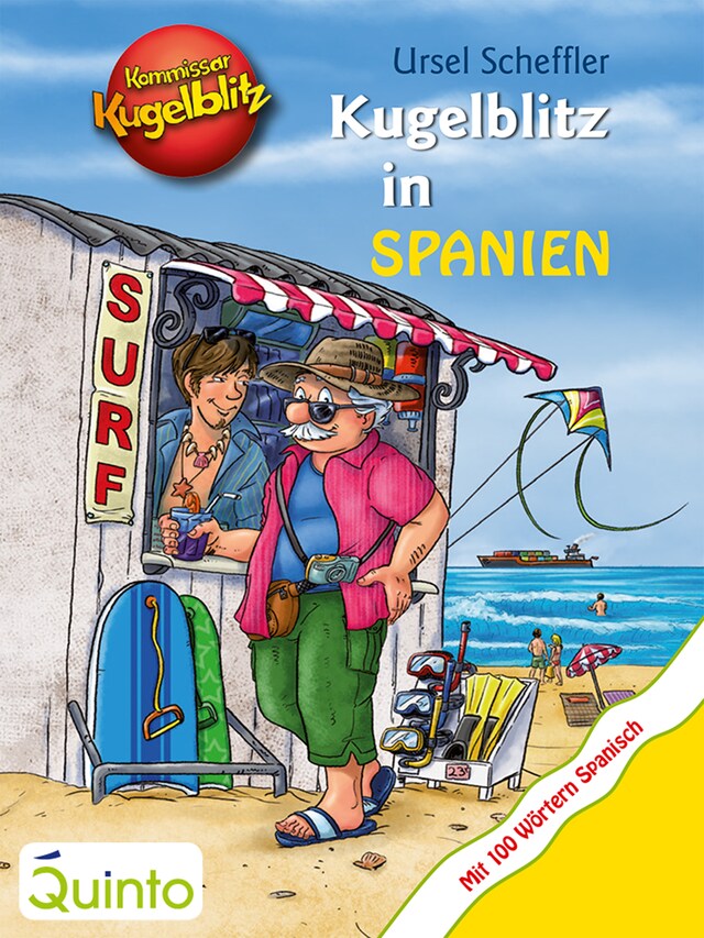 Couverture de livre pour Kommissar Kugelblitz - Kugelblitz in Spanien