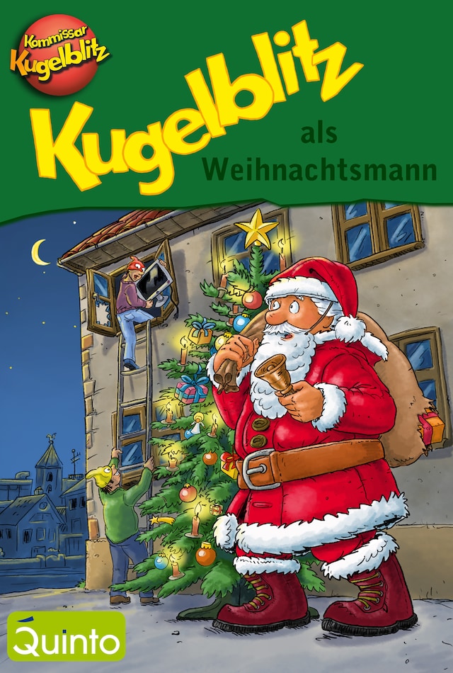Buchcover für Kugelblitz als Weihnachtsmann