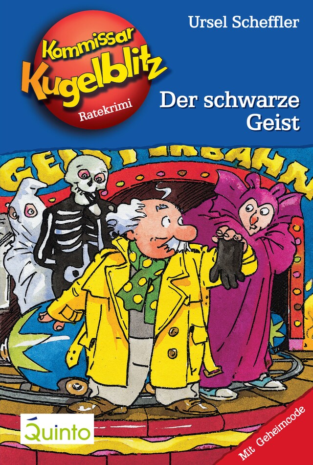 Book cover for Kommissar Kugelblitz 07. Der schwarze Geist