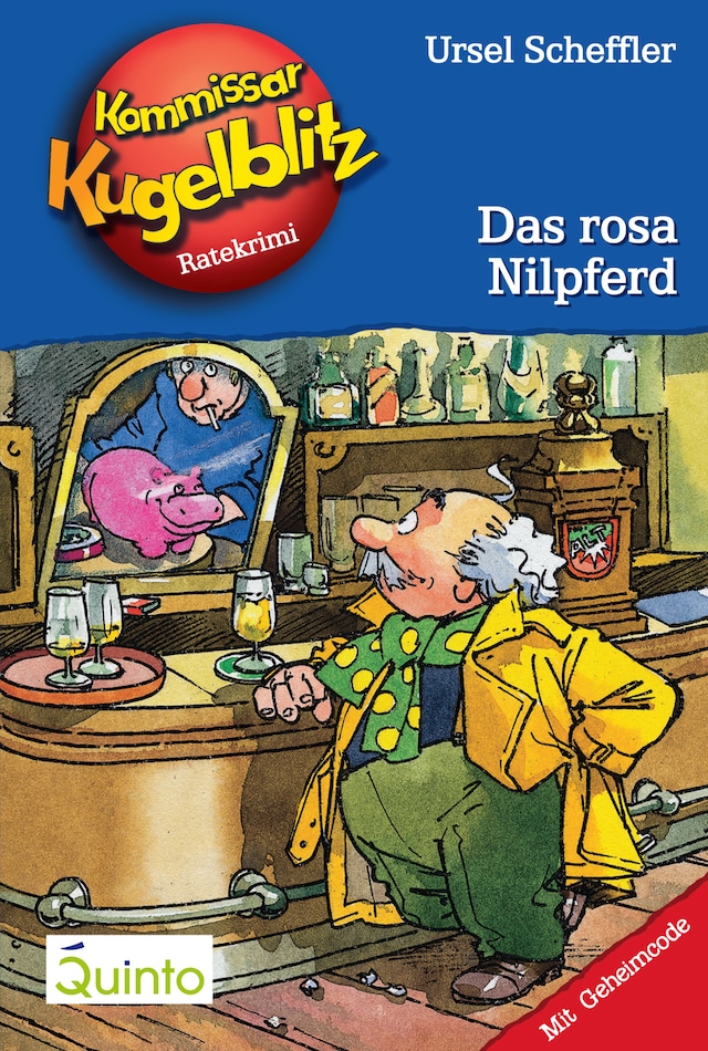 Book cover for Kommissar Kugelblitz 08. Das rosa Nilpferd