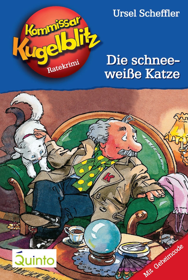 Book cover for Kommissar Kugelblitz 09. Die schneeweiße Katze