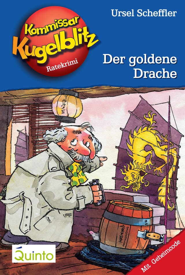 Boekomslag van Kommissar Kugelblitz 10. Der goldene Drache