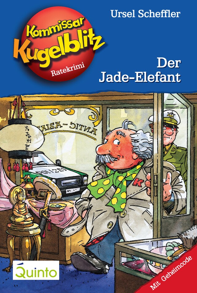 Book cover for Kommissar Kugelblitz 11. Der Jade-Elefant
