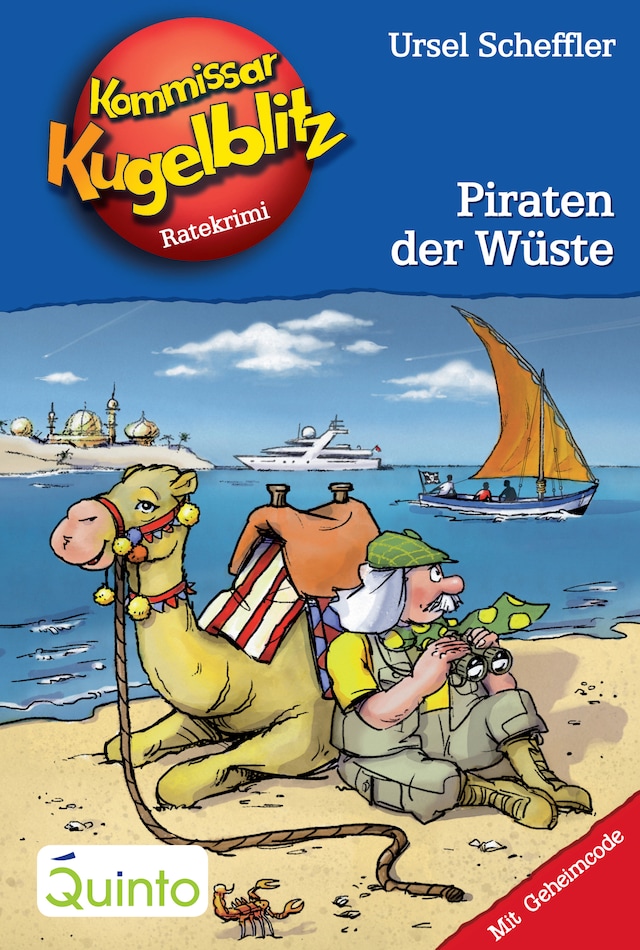 Book cover for Kommissar Kugelblitz 30. Piraten der Wüste