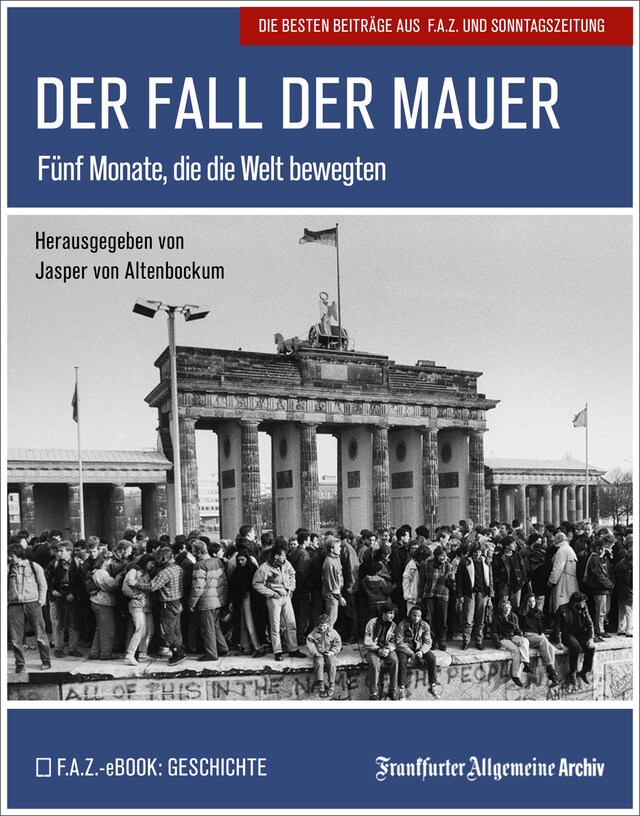 Kirjankansi teokselle Der Fall der Mauer