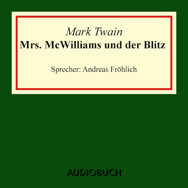 Book cover for Mrs. Mc Williams und der Blitz