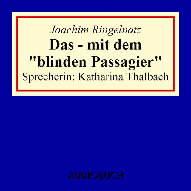Bokomslag for Das - mit dem "blinden Passagier"