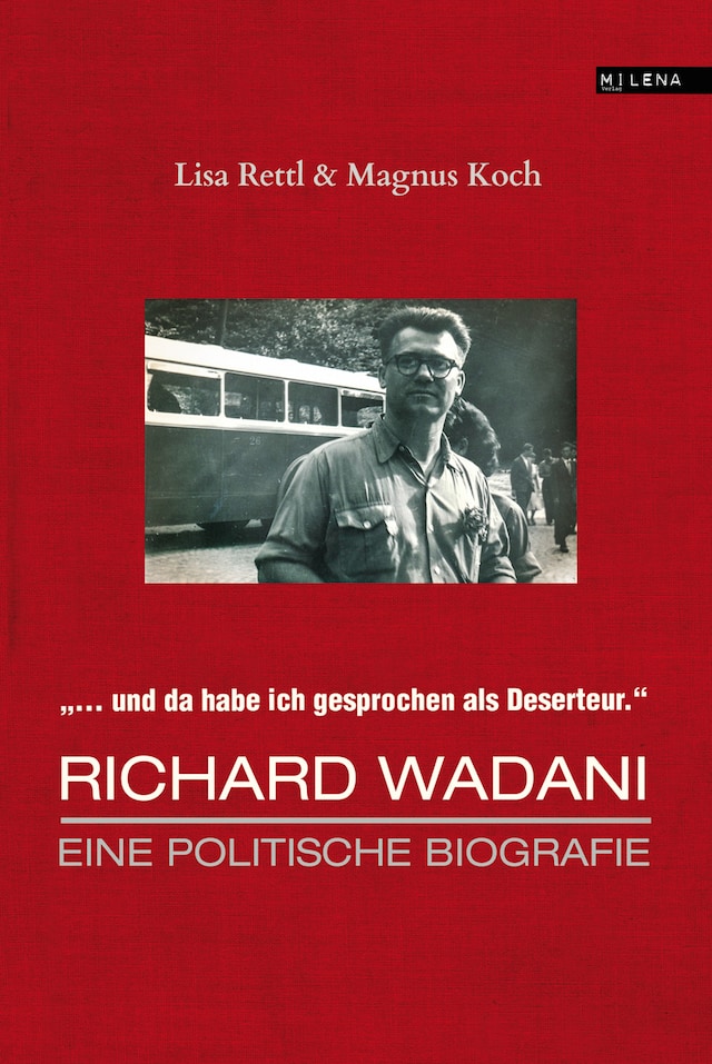 Kirjankansi teokselle Richard Wadani. Eine politische Biografie