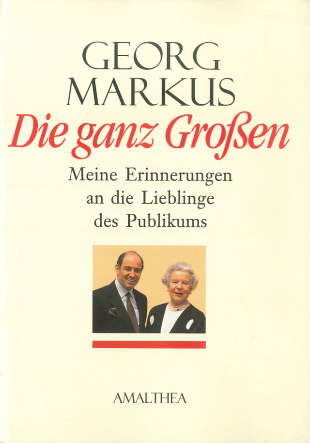 Book cover for Die ganz Großen