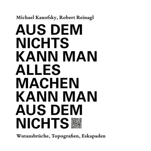 Buchcover für Aus dem Nichts kann man alles machen kann man aus dem Nichts - Texte und Hörstücke