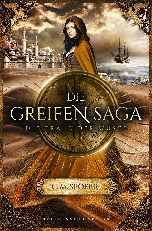 Portada de libro para Die Greifen-Saga (Band 2): Die Träne der Wüste