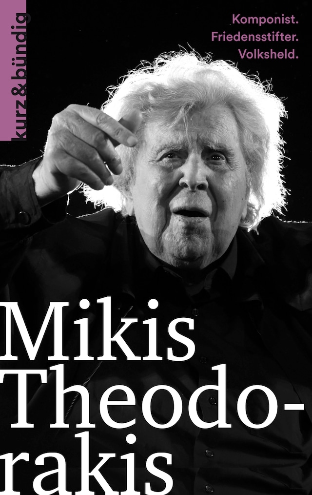 Kirjankansi teokselle Mikis Theodorakis