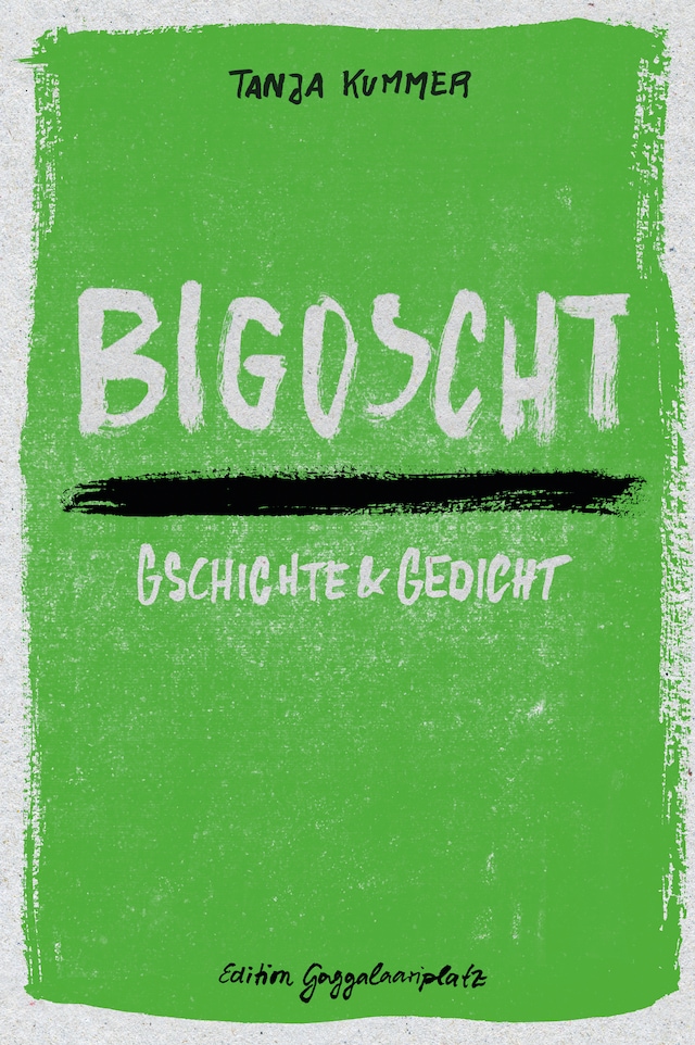 Kirjankansi teokselle Bigoscht