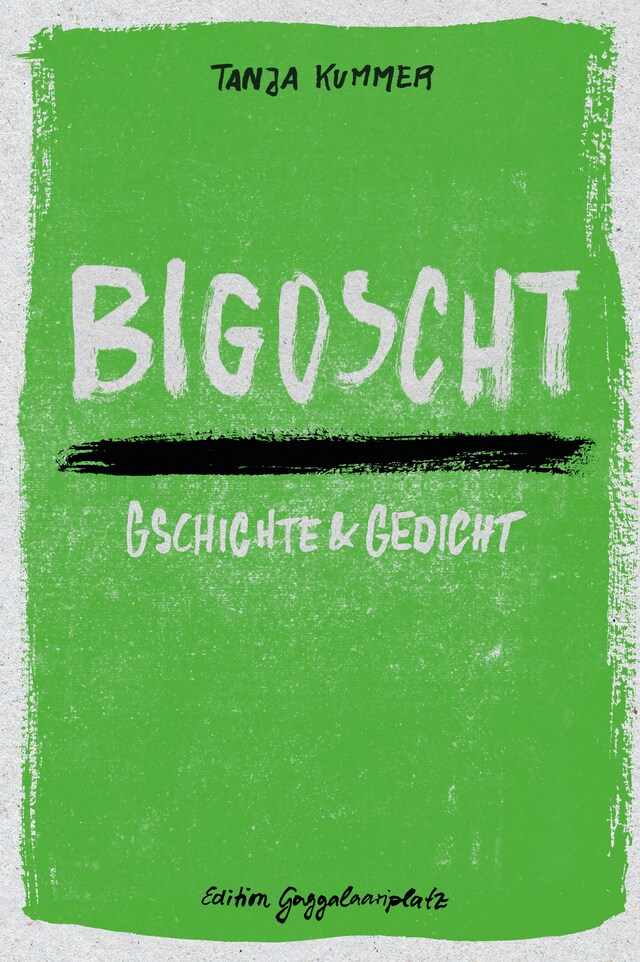 Kirjankansi teokselle Bigoscht