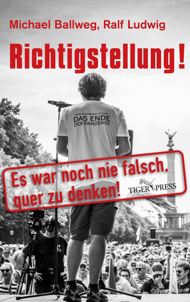 Copertina del libro per Richtigstellung!