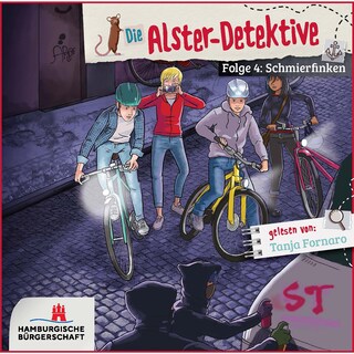 Alster-Detektive Folge 4 - Schmierfinken (Hörbuch ungekürzt) als Hörbuch