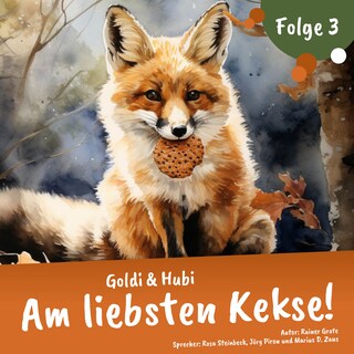 Einschlafgeschichten für Kinder ab 3 Jahren | Goldi & Hubi – Am liebsten Kekse! (Staffel 1, Folge 3) als Hörbuch