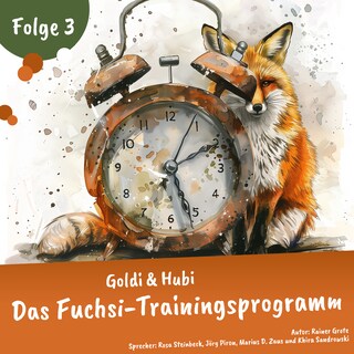 Einschlafgeschichten für Kinder ab 3 Jahren | Goldi & Hubi – Das Fuchsi-Trainingsprogramm (Staffel 2, Folge 3) als Hörbuch