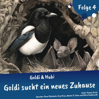 Abenteuergeschichten für Kinder ab 5 Jahren | Goldi & Hubi – Goldi sucht ein neues Zuhause (Abenteuerstaffel, Folge 4) als Hörbuch