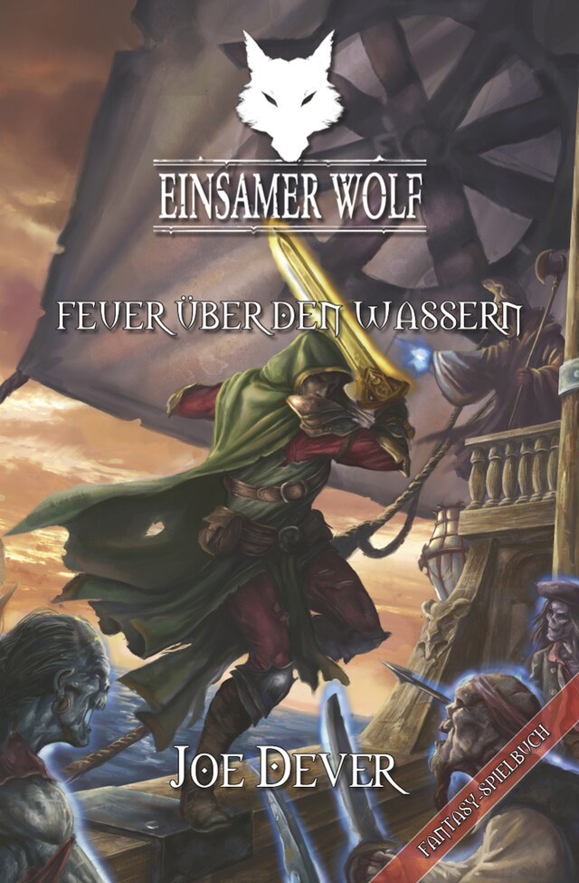 Buchcover für Einsamer Wolf 02 - Feuer über den Wassern