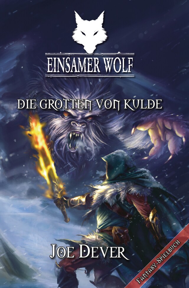 Kirjankansi teokselle Einsamer Wolf 03 - Die Grotten von Kulde