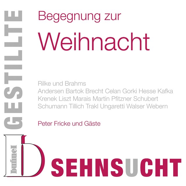 Book cover for Gestillte Sehnsucht - Begegnung zur Weihnachtszeit