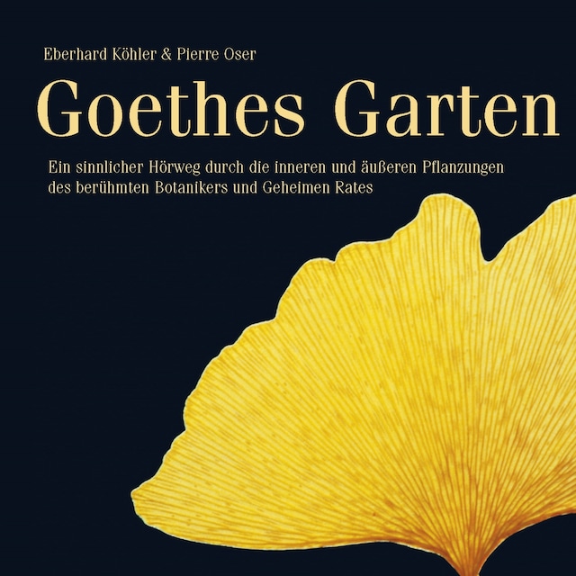 Portada de libro para Goethes Garten
