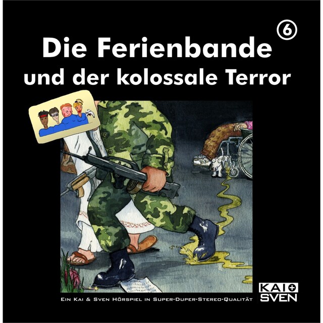 Kirjankansi teokselle Die Ferienbande und der kolossale Terror